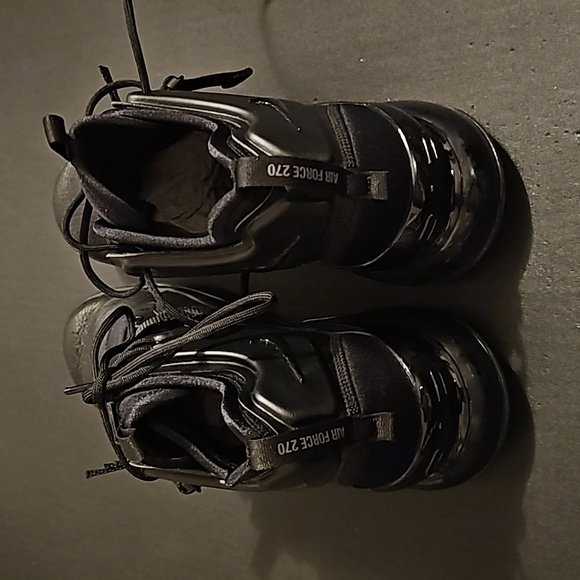 Nike Air Force 270 Black Noir mens 9 - Picture 5 of 6